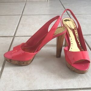 Bcbgirls platform slingback size 7.5